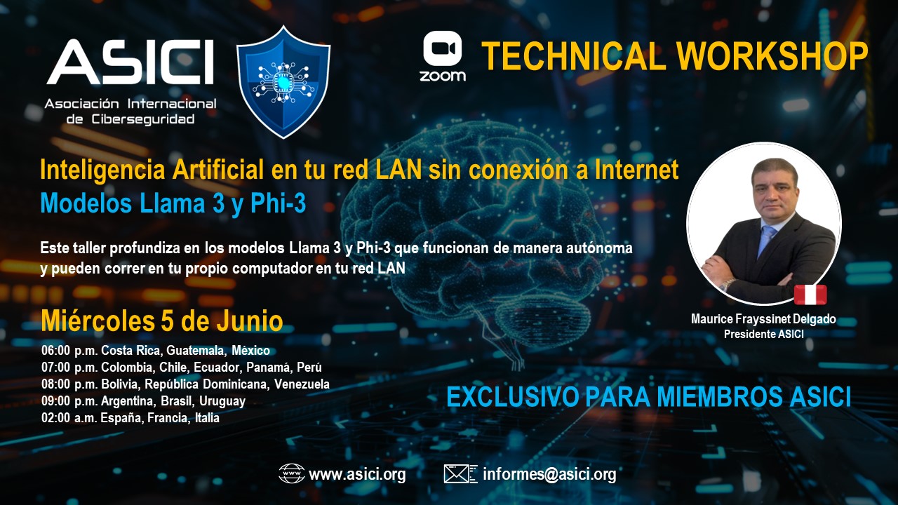 Inteligencia Artificial en tu red LAN sin conexión a Internet – Modelos Llama 3 y Phi-3